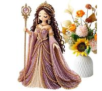 Zunetsutock Beaded Goddess Kit - DIY Mythological Miniature Craft Set | All Inclusive Beading Project, Relaxing Hobby Activity | Women Beginners Adults Holiday Desk Bookshelf Mantel Shelf Decor