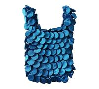 Zunetsutock Borsa per la spesa riutilizzabile - Borsa pieghevole e lavabile, organizer per la spesa giornaliero leggero | per la spesa, viaggi, campeggio, cucina, feste, blu, Se référer au descriptif