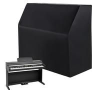 Zunetsutock Custodia in similpelle nera - Custodia protettiva per pianoforte, ideale per pianoforti dritti e coda, protezione contro polvere, umidità e graffi, design elegante e durevole