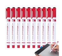 Zunetsutock Fine Tip Dry Erase Markers - 10 Piece Whiteboard Pens | Erasable Writing Markers, Built In Eraser | Washable Ink for Teachers Classroom School Preschool Kindergarten Calendar Drawin