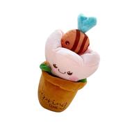 Zunetsutock Giocattolo per la ricerca del cibo per cani, multifunzionale, per cuccioli, per bambole, gatti, puzzle - divertente pianta ripiena, giochi nascondiglio per cuccioli