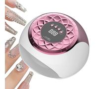 Zunetsutock Lampada professionale per unghie - Luce UV gel portatile ad asciugatura rapida | Impostazioni timer per manicure e pedicure di qualità professionale, luce efficiente per mani e piedi per