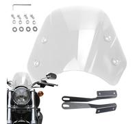 Zunetsutock Motorcycle Wind Screen - Adjustable Front Console Deflector | Aerodynamic Extension Headlamp Airflow Control, Riding Accessory for Street Cruisers & Outdoor Motor Biking
