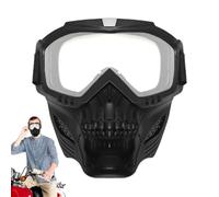 Zunetsutock Occhiali da moto - Occhiali protettivi integrali per Dirtbike fuoristrada, lenti anti UV, maschera per motocross, ciclismo ATV Adventures | Occhiali antivento uomo donna durante attività