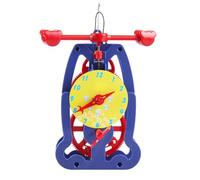 Zunetsutock Orologio da parete per bambini - Orologio analogico dal design divertente | Orologio silenzioso con motivi giocosi, ideale per imparare a parlare 'ora, camera dei bambini, regalo