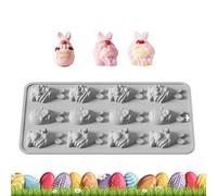 Zunetsutock per dolci - Forma antiaderente Coniglio di Pasqua | Stampo per Coniglio in Silicone,Per la decorazione di torte, caramelle, gelatina, budino e sapone artigianale per le feste di