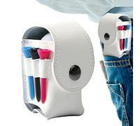 Zunetsutock Pochette in pelle per palline da - pochette de taille porta t-shirt, pochette de balle de avec ceinture en cuir | cadeau de golfiseur SPORTIVO, étui de rangement avec 2 balle
