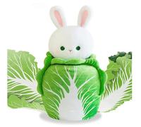 Zunetsutock Potere di Cavolo di Coniglio Peluche Decorazione di Coniglio Morbido | Cucciolo Giocattolo Animale Huggable Camera da Letto, Spazio di Vita Interno Automatico, Bel Cuscino compagn