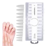 Zunetsutock Punte di estensione per unghie, punte acriliche, 240 pezzi, unghie finte professionali, punte per unghie francesi, mezza copertina, semplice set di extension per manicure e