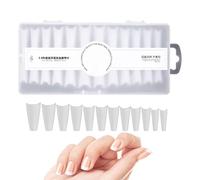 Zunetsutock Punte per unghie acriliche | 240 punte sottili acriliche per unghie in acrilico Traceless Easy Extension Set 12 misure French Nail Tips con contenitore per unghie per la casa