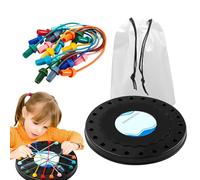 Zunetsutock Puzzle contorto, Tavolo districante Corda | Cordillero Nodi Puzzle Board Brain Teaser | String Educational Untangle Stack, Gioco da tavolo