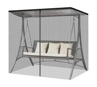 Zunetsutock Rete anti-media Patio - Copertura luminosa resistente, barriera Mosquitoes Finestra | con cerniera per ambienti esterni Protezione del tetto in padiglione per