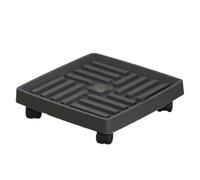 Zunetsutock Rullo per piante, 20,50 cm, quadrato, supporto per carrello | Sottovaso mobile per giardino, cortile, balcone, patio, portico, terrazza, verande, verande, verande, verande