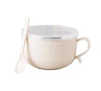 Zunetsutock Soup Mug - 25oz Cup Bowl With Lid Large Soup Mug Dinnerware For Travel Tea Coffee Christmas Cafe Oats Lunch Noodle Sandwich Durable Lightweight Portable | for versatile meal and beverage u