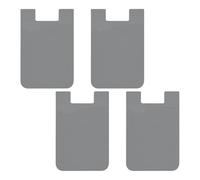 Zunetsutock Supporto Adesivo Per Schede Telefoniche - Set Di 4 Tasche Portacarte Da Smartphone, Design Sottile E Flessibile | Pasti Nel Campus E CCellulari Ufficio Casa Viaggio Presa Comoda