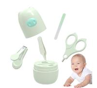 Zunetsutock Tagliaunghie e forbici per bebè - Kit manicure sicuro con lame arrotondate, per i | Ergonomico e facile da usare, per la cura delle unghie