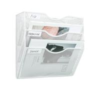 Zunetsutock Wall Paper Rack - Metal Storage Tray Organizer, Multi Purpose File Divider, Keeps Documents Arranged| Ideal For Organizing Office Supplies Papers And Folders Desk Door Bathroom Classroom