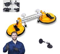 Zunife Pro Clamps, Countertop Alignment Clamps for Laminate Floors for Seam Joining and Leveling, Granite Seam Setter Tool with Vacuum Suction Cups for Stone, Marble, Slab (C)