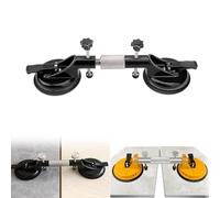 Zunife Pro Clamps, Pro Countertop Alignment Clamps Suction, Adjustable Seamless Seam Setter, for Seam Joining & Leveling, Results Made Simple for Granite, Marble, Glass, Slab (Black)