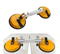 Zunife Pro Clamps, Pro Countertop Alignment Clamps Suction, Adjustable Seamless Seam Setter, for Seam Joining & Leveling, Results Made Simple for Granite, Marble, Glass, Slab (Yellow)