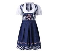 Zunishaone Abito Dirndl da donna, costume tradizionale tedesco per , abito bavarese scozzese, abbigliamento per carnevale, cosplay, per festival, vacanze, feste, eventi a tema