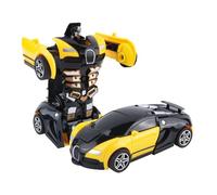 Zunishaone Automobili Ragazzi - Tirare Le Auto Posteriore, Trasformando L'Auto Giocattoli | Sicurezza Priorizzato Auto Giocattoli Robot, Figure, 2 in 1 Boy Toys Tod