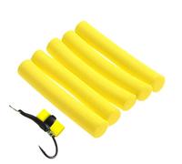 Zunishaone Bastoncini in schiuma EVA, 5 esche galleggianti cilindriche per pesca alla carpa, gancio per pesca a mosca, portatile, leggero, pop up, attrezzatura per pesca al fiume