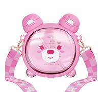 Zunishaone Bear Cartoon - Bottiglia di paglia con doppia bocca, deliziosa bottiglia per la scuola, 750 ml, contenitore per l'idratazione portatile per bambini, studio di guida all'aperto, uso di