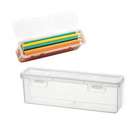 Zunishaone Cancella scatola a matita, scatola pastello | Box di archiviazione della classificazione del cassetto,Distensione di forniture per scrivania, possessori di penna a matita, solido