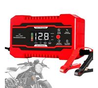Zunishaone Caricabatteria di mantenimento per batterie del veicolo - 12 V 6 A caricatore rapido automatico - Gestione della carica e riparazione veicoli attrezzature per camion, SUV, automobili
