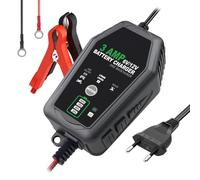 Zunishaone Caricabatteria per Auto, Mantenitore di Batteria da 6 V e 12 V - Dispositivo di Manutenzione Intelligente, Ricarica Rapida con Controllo Facile per Veicoli, Motociclette e Accessori Auto
