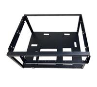 Zunishaone Chassis per PC da gioco Compatto - Carabal Desktop, telaio hardware nero | Design avanzato del flusso d'aria avanzato di ventilazione, pannello di raffreddamento a dissipazione