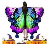 Zunishaone di Farfalla per Adulti,Mantello A Farfalla con | Costume Mantello da Travestimento per Halloween Maschere Palline, Apparizioni E Gioco di Ruolo