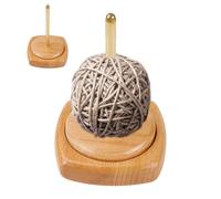 Zunishaone Fil Door | Supporto a Maglia in Legno Rotante, organizzatore di Lana Anti-ricancia, Una Base Girevole Liscia per Maglieria o Gancio, Ideale per Mestieri e Fai-da-Te