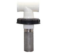 Zunishaone Filtro 'acqua per barile di pioggia | Attacco per tappo del tubo della pioggia | Tappo per secchio per pioggia per foglie morte