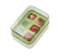 Zunishaone Formen, Maker Tably,Whisky - Stampo con coperchio e pattumiera - Design a 6 griglia, Memoria di qualità alimentare, accessori per barman Easy Release per zuppe