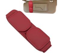 Zunishaone Gasos Visiera Clip, Occhiali da Sole Clip per Visiera | PU Leather Magnetic Car Organizer - Supporto per Occhiali Multifunzione, Interni per Auto per Auto, Camion,