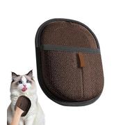 Zunishaone Guanto per rimozione animali domestici - Guanto doppio lato per spostamento - Guanto multiuso per lavare, fare il bagno e spazzolare durante la toilette