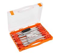 Zunishaone Inserti per tende, perni per tenda, inserti per tende da campeggio con rimozione PEG, alloggiamento di memoria, 20 volte in acciaio esterno rinforzato in metallo esterno, chiodi spessi per