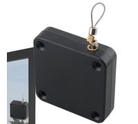 Zunishaone La porta della doccia più, lo schermo scorrevole più | Apriporta tempesta senza bevanda retrattile con una corda in acciaio da 1,2 m,Hardware di miglioramento domestico per