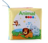 Zunishaone Libro in tessuto per - libro da dentizione e lavabile, libro stropicciato, resistente alle lacrime, comodo da toccare, ideale per bambini e ragazze dalla nascita