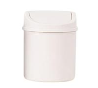Zunishaone Mini Trash Can Desk - PP Portable, Table Flipping, Lid Litter Box Garbage | Great For Bathroom Bedroom Classroom, Nursery
