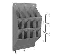 Zunishaone Over Door Shoe Organizer - 43x16.5x89.4cm Thickened Non Woven Fabric Hanging Storage System, Twelve Pocket Layout | Space Saving Utility Solution for Apartment Mudroom RV Bedroom Dormitory