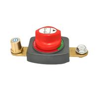 Zunishaone Scollegare lo spegnimento della batteria, accendere e spegnere la batteria con manopola,Palo in ottone Spegnimento Batteria On-Off - Accessori auto ad alta corrente, batteria