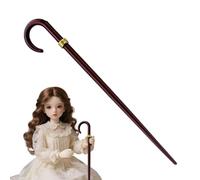 Zunishaone Small Cane Prop - 8.4x1.4 cm Alloy Retro Mini Walking Stick Model Design, Decorative Craft Accessory | Cosplay Role Play Ideal Boys Girls Theater Museum Shop Collection Use