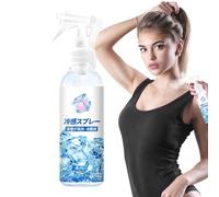 Zunishaone Spray di raffreddamento per viso, raffreddamento del corpo spray | Potente spray di raffreddamento multiuso | Strumento di dissipazione del calore della pelle, fresca intuitiva per la vita