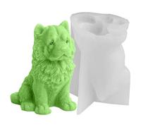 Zunishaone Stampo per candele in silicone - 7,3 x 9,2 cm per alimenti, flessibile, non stick Chow Shape Dettaglied Craft Tool | Wax Soap Chocolate DIY Decoration Home Artistic Creative Mold Kit