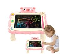 Zunishaone Tablet disegno LCD, carta doodle magnetica | PAD DESSEMENTI EDUCAZIONI con stand - Forniture d'arte portatili, tablet scrittura riutilizzabile per la pratica della scrittura