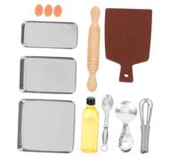 ZUNOXAZ 1 Set Mini Accessori per Casa delle Utensili da Miniatura per Giochi Ruolo e Decorazioni Domestiche
