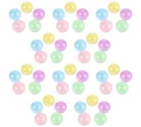 ZUNOXAZ 100pezzi Capsule Giocattolo di Plastica Vuote Ricariche per Distributori Automatici di Gomme da Masticare Piccole Palline Riempibili per Caramelle e Premi Contenitori Multicolori